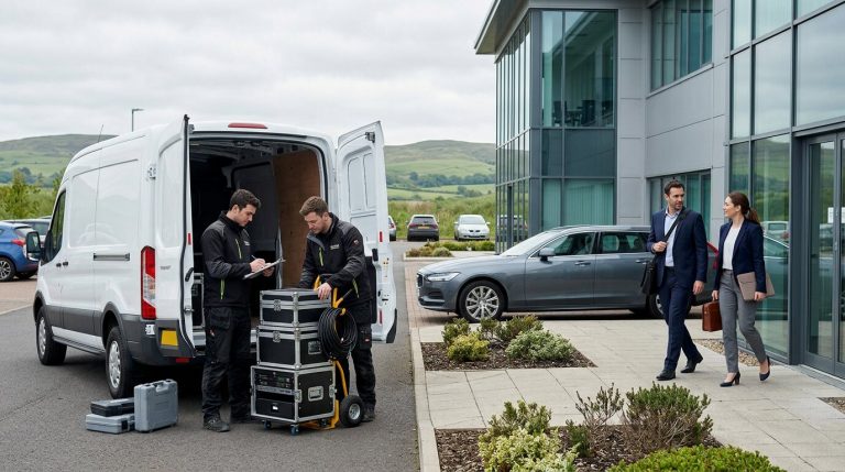 A Two-Stop Scottish Business Visit Work Equipment and Passenger Travel